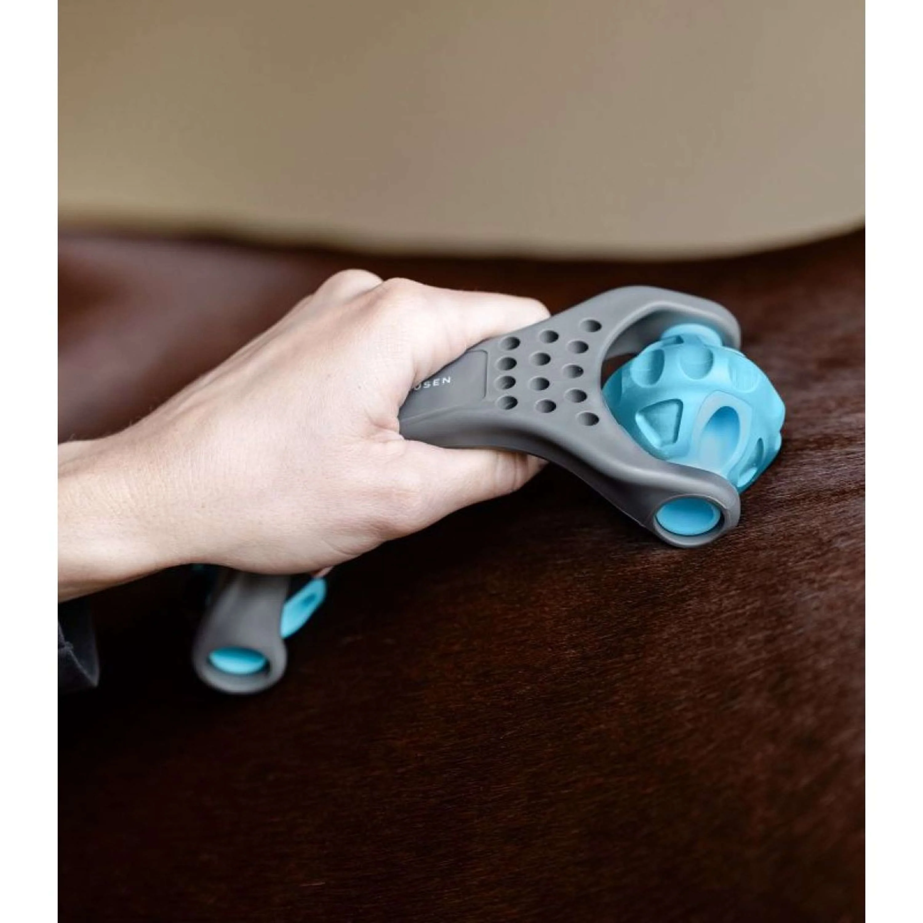 Waldhausen Health + Care Spazzola da Massaggio Relax Roller Grigio/Blu - Image 2
