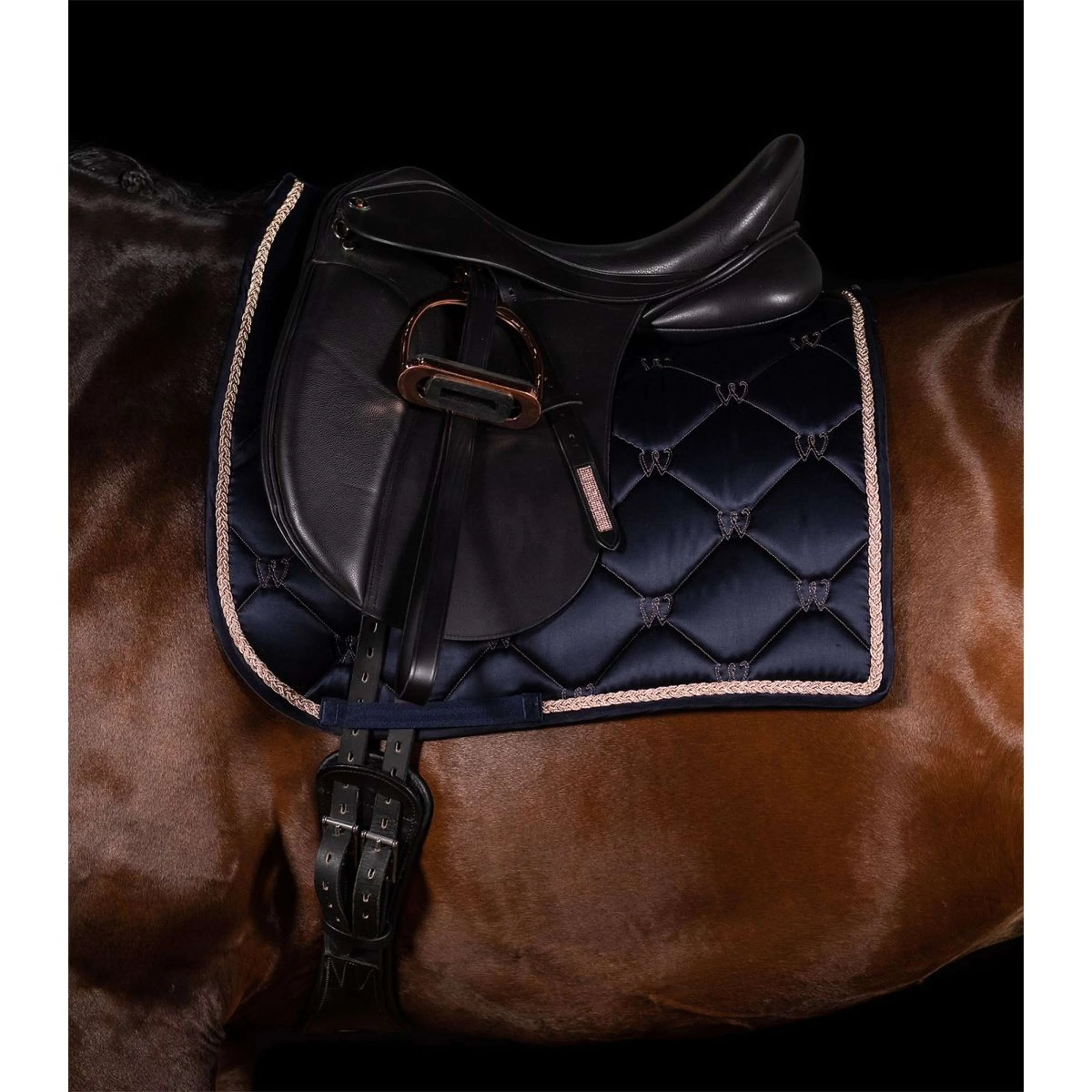 Waldhausen Sottosella Valencia Dressage Blu scuro/oro rosa - Image 2