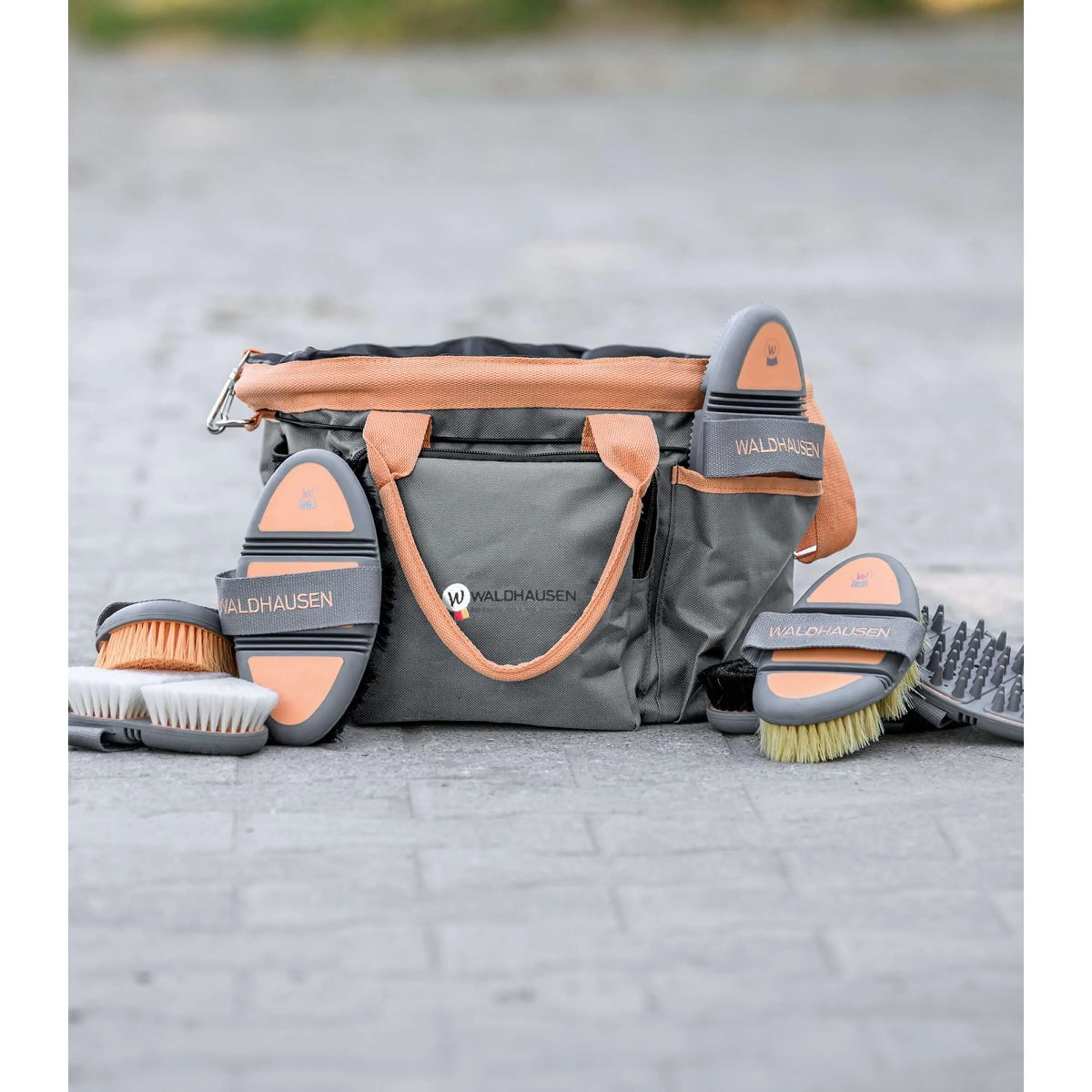 Waldhausen Spazzola Morbida Flex Peach/Chrome Grey - Image 4