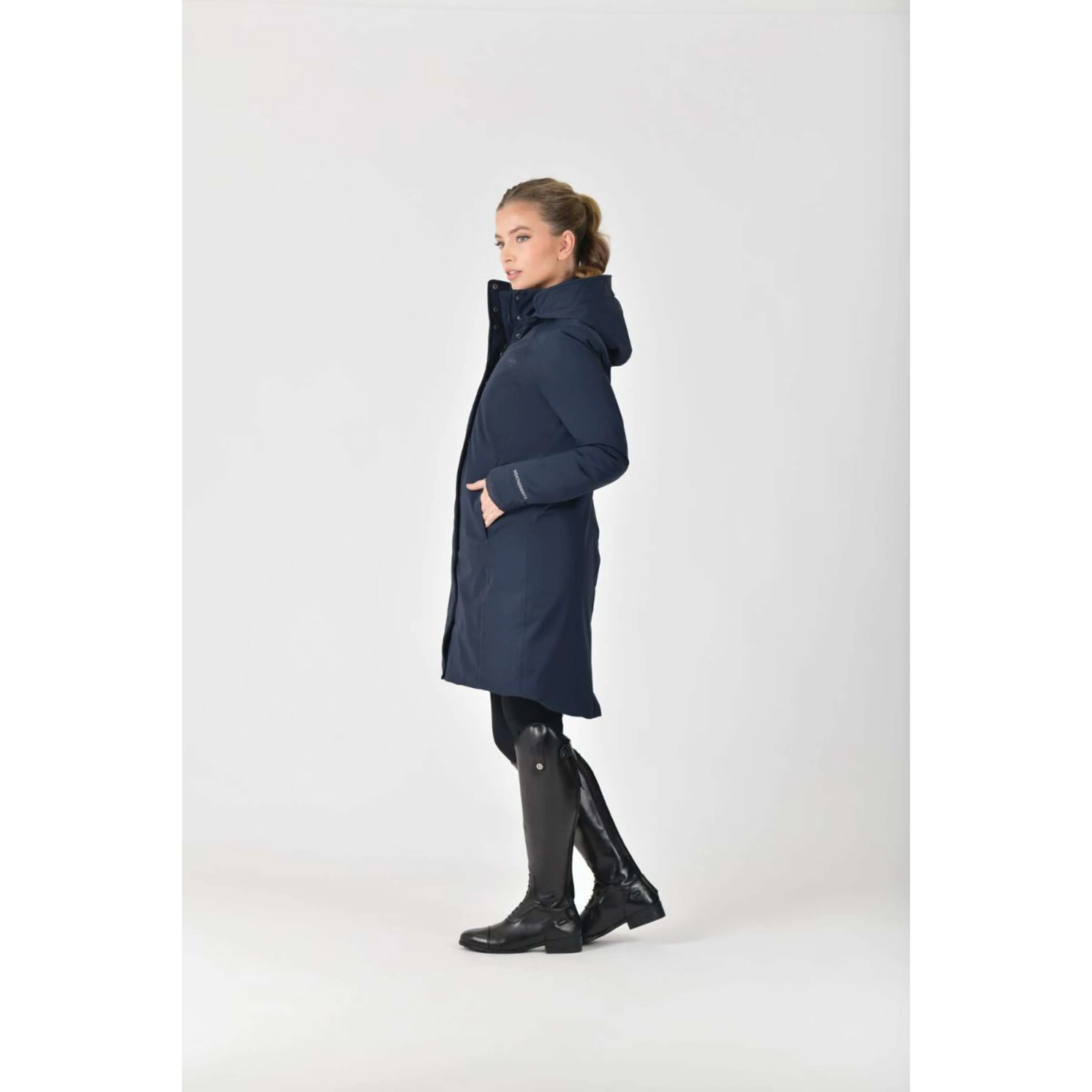 WeatherBeeta Cappotto Lungo All Purpose Waterproof Navy - Image 8