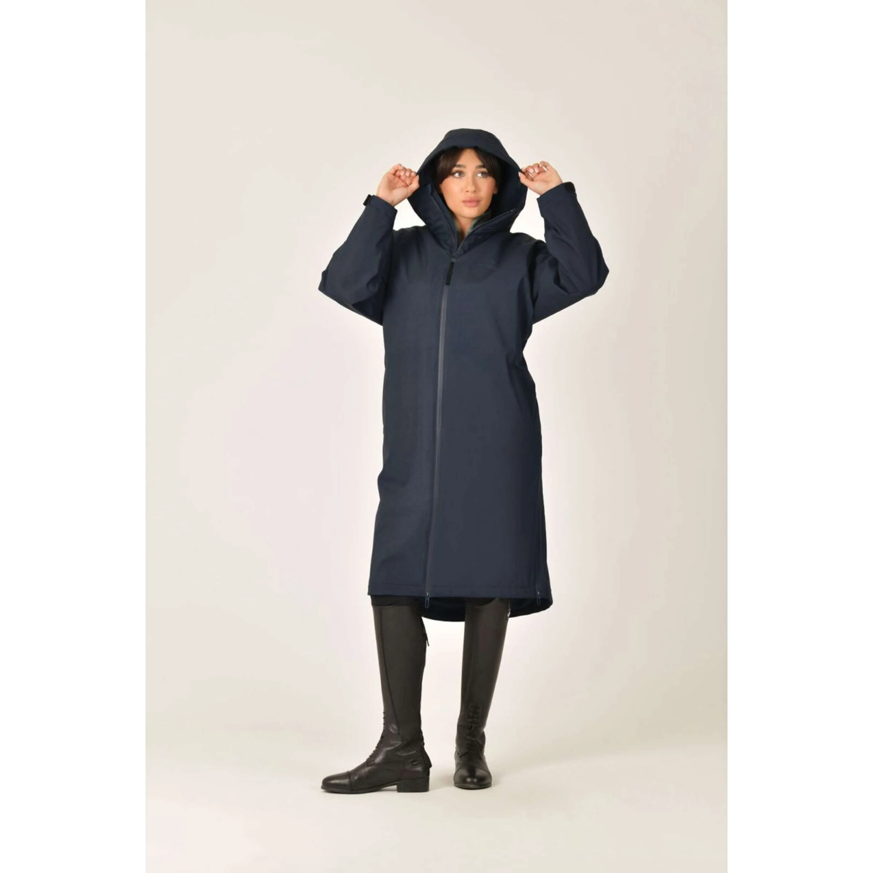 WeatherBeeta Cappotto Lungo All Weather Field Navy - Image 3