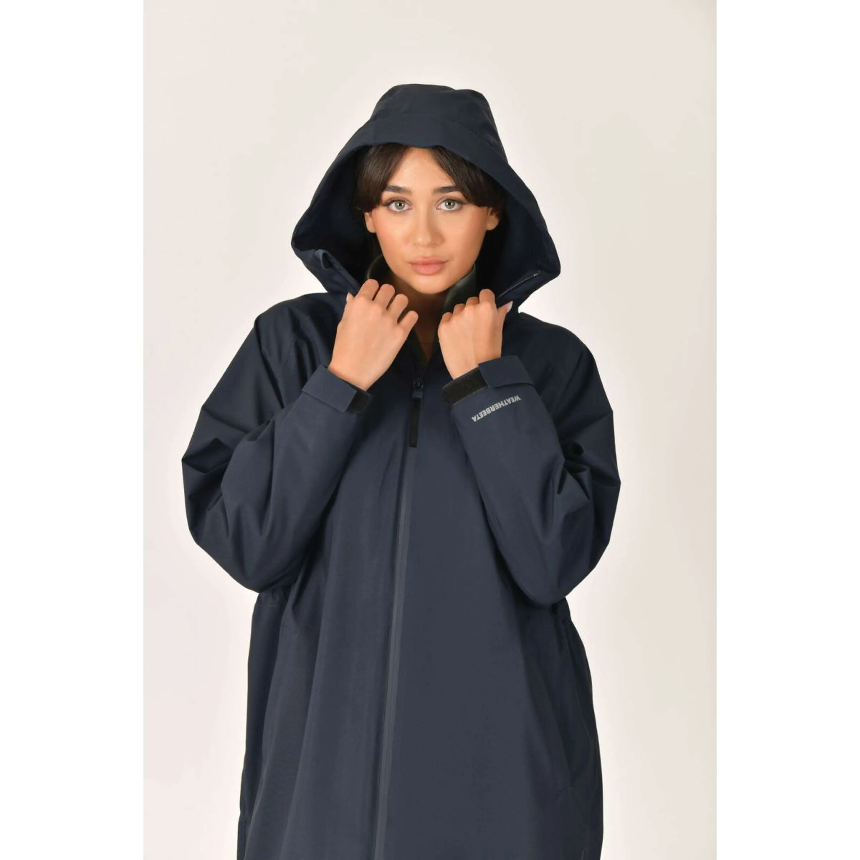 WeatherBeeta Cappotto Lungo All Weather Field Navy - Image 4