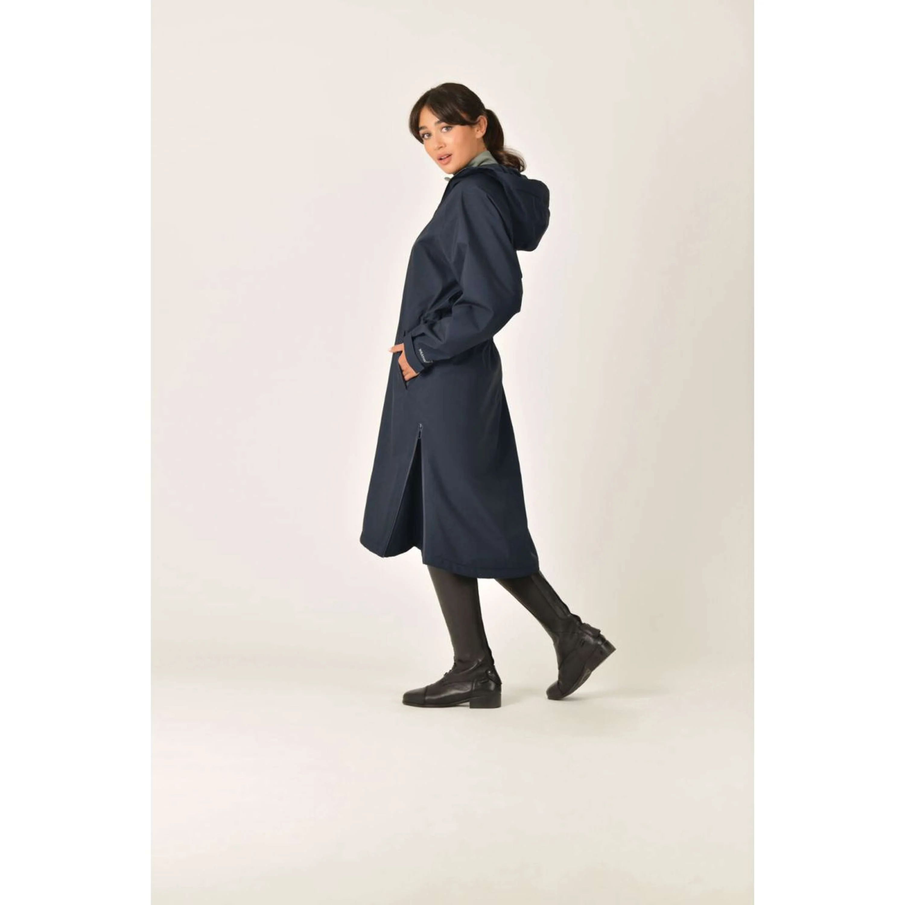 WeatherBeeta Cappotto Lungo All Weather Field Navy - Image 6