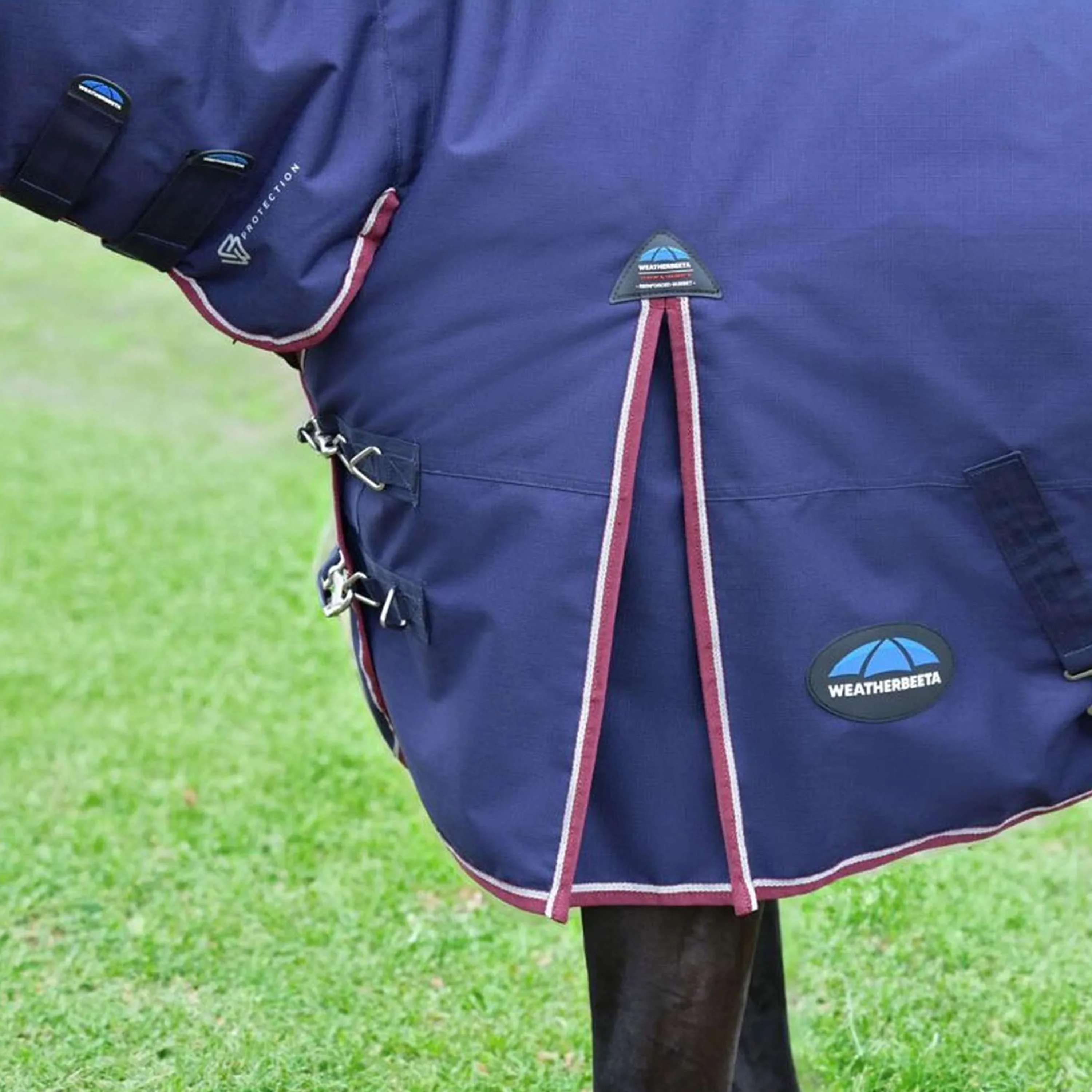 WeatherBeeta ComFiTec Essential Turnout Combo 220 g Navy/Burgundy - Image 6