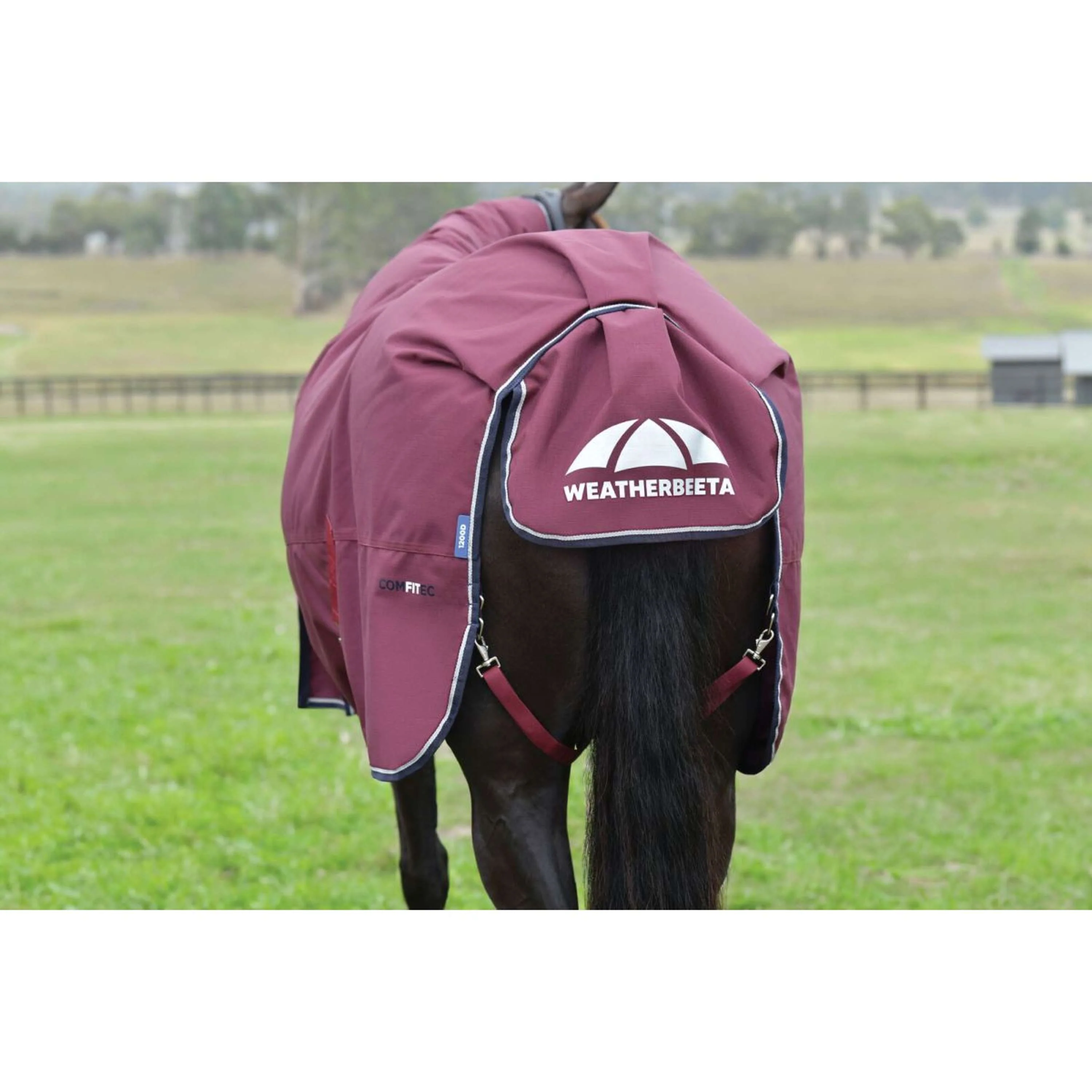 WeatherBeeta ComFiTec Essential Turnout Detach-A-Neck 220 g Borgogna/Marina - Image 11