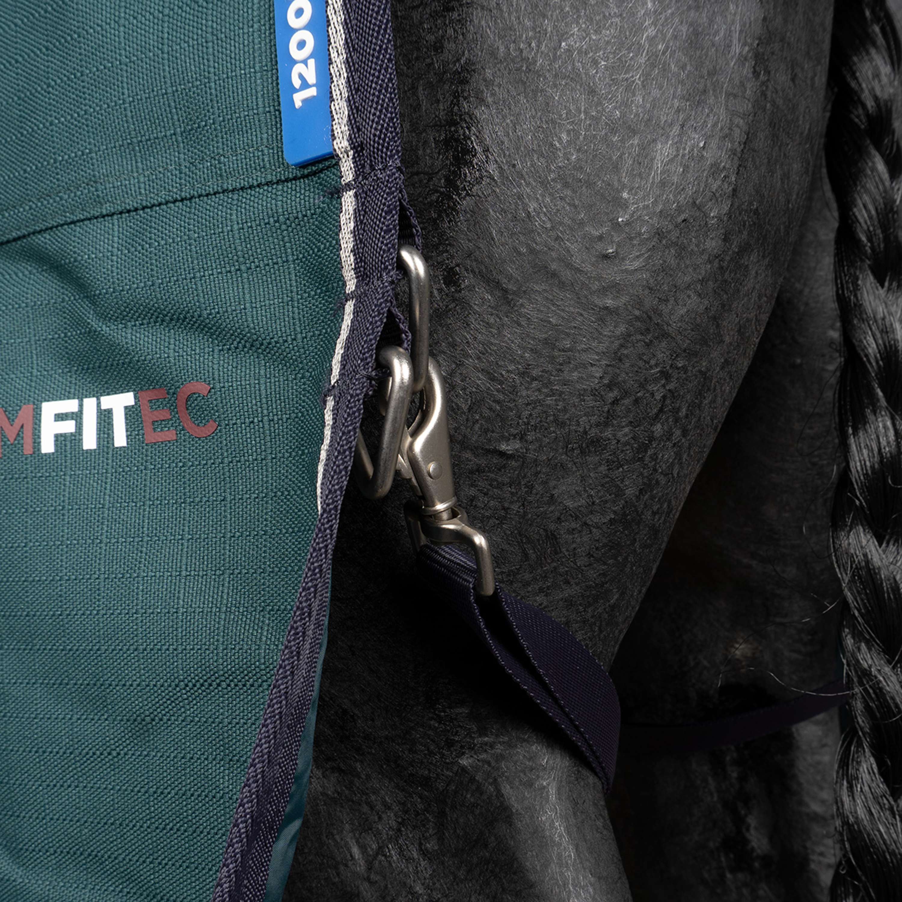 WeatherBeeta ComFiTec Plus Dynamic Turnout High Neck 220 g Forest Green/Navy - Image 16
