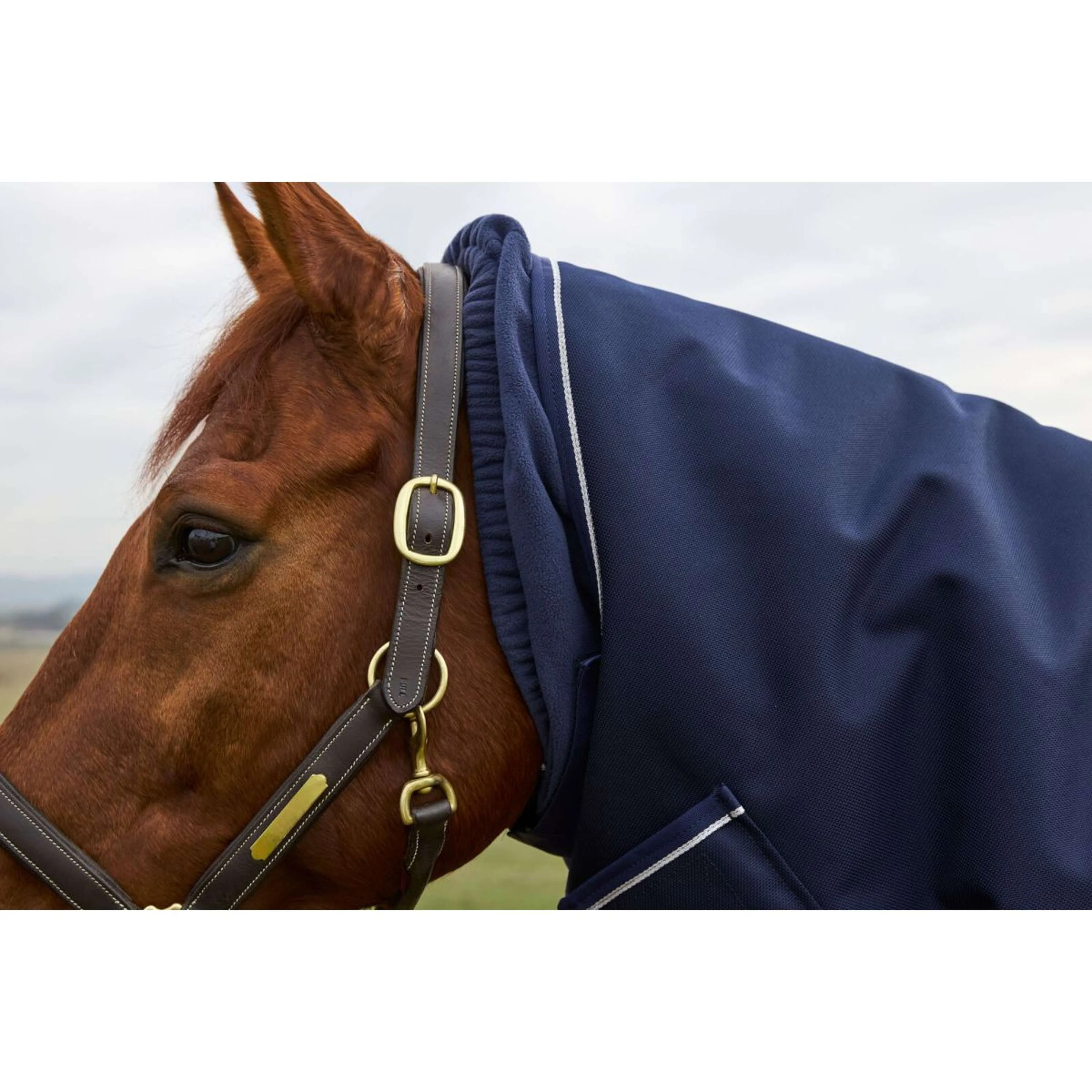 WeatherBeeta ComFiTec Ultra Turnout Detach-A-Neck 220 g Navy - Image 4
