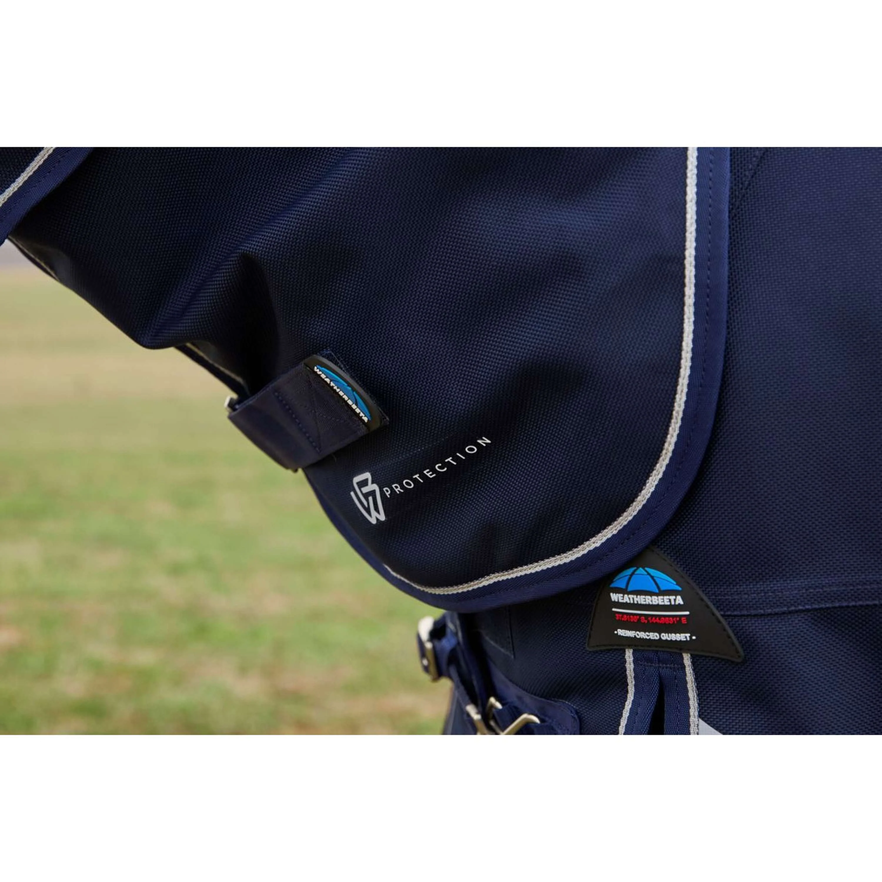 WeatherBeeta ComFiTec Ultra Turnout Detach-A-Neck 220 g Navy - Image 12