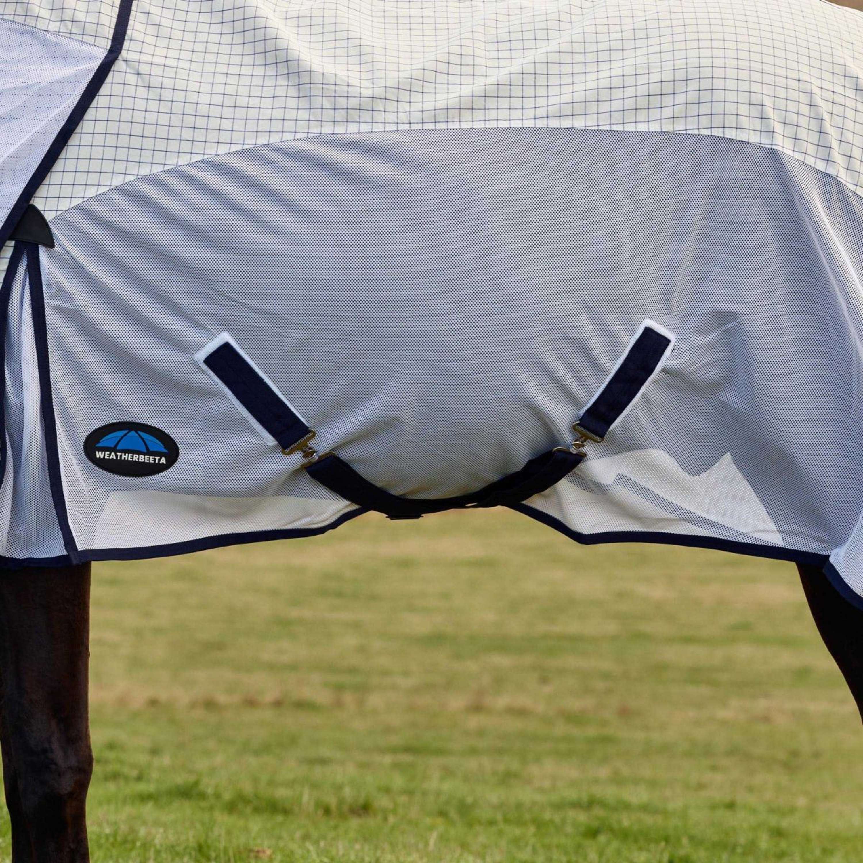 WeatherBeeta Coperta Estiva Airstream Combo Bianco/blu marino - Image 7