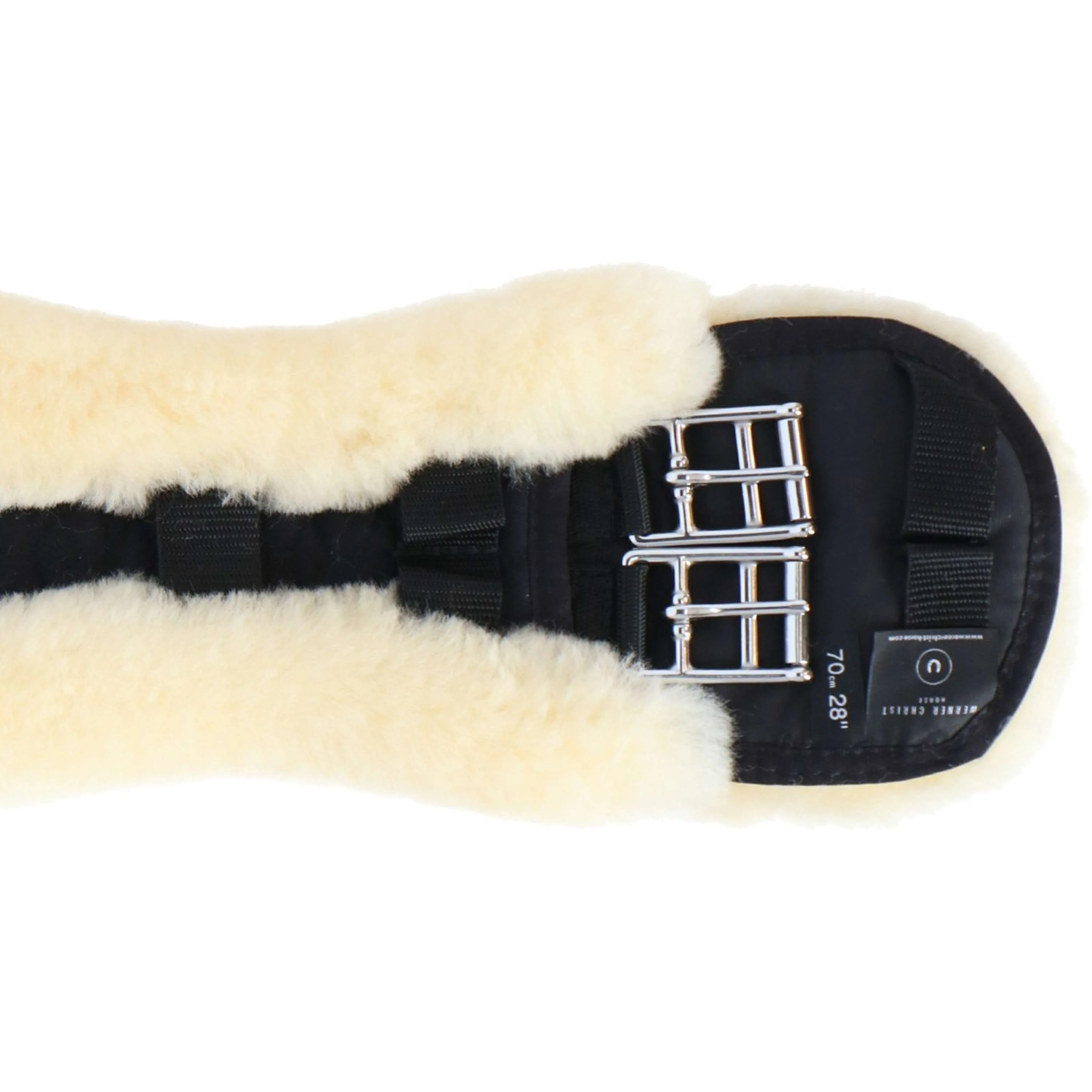 Werner Christ Sottopancia da dressage Anatomic Nero/Naturale - Image 5