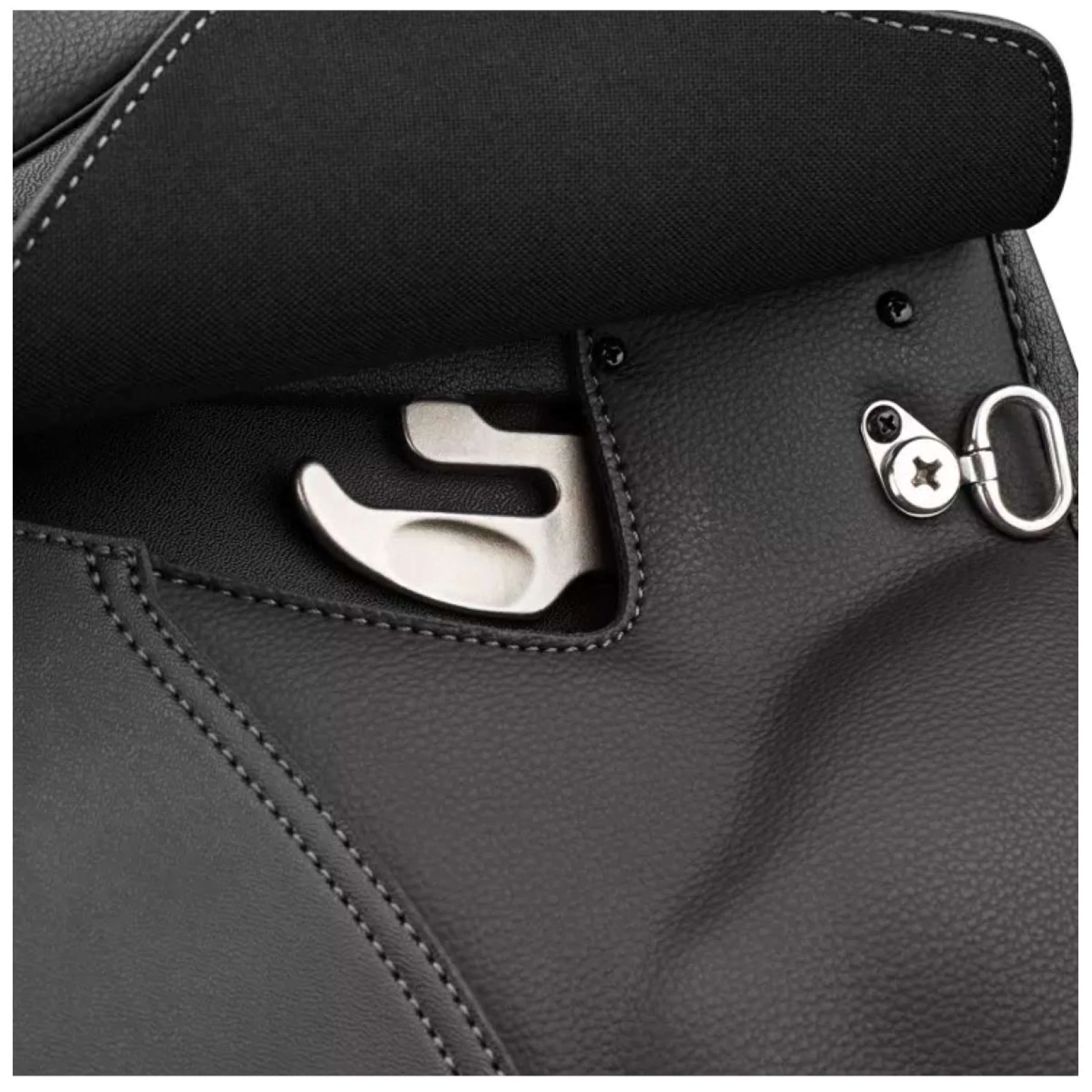 Wintec Sella da Dressage 500 Wide Hart Nero - Image 3