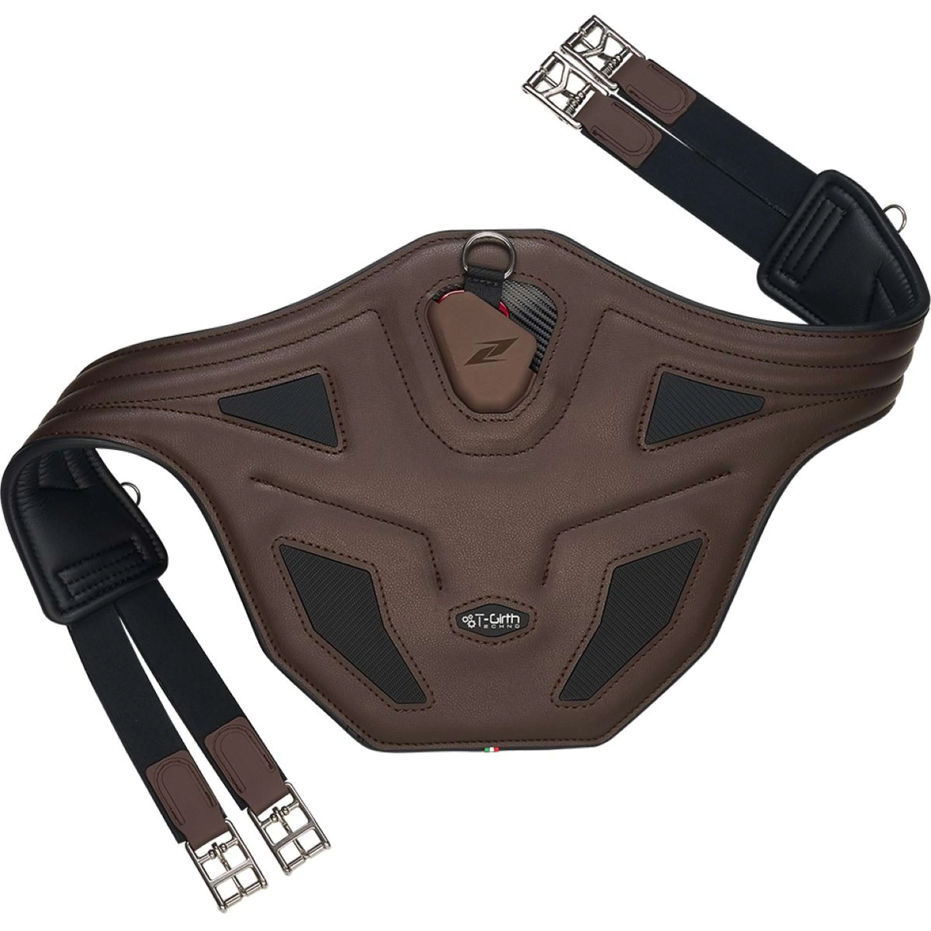 Zandona Spring Sattelgurt Techno Stud Marrone