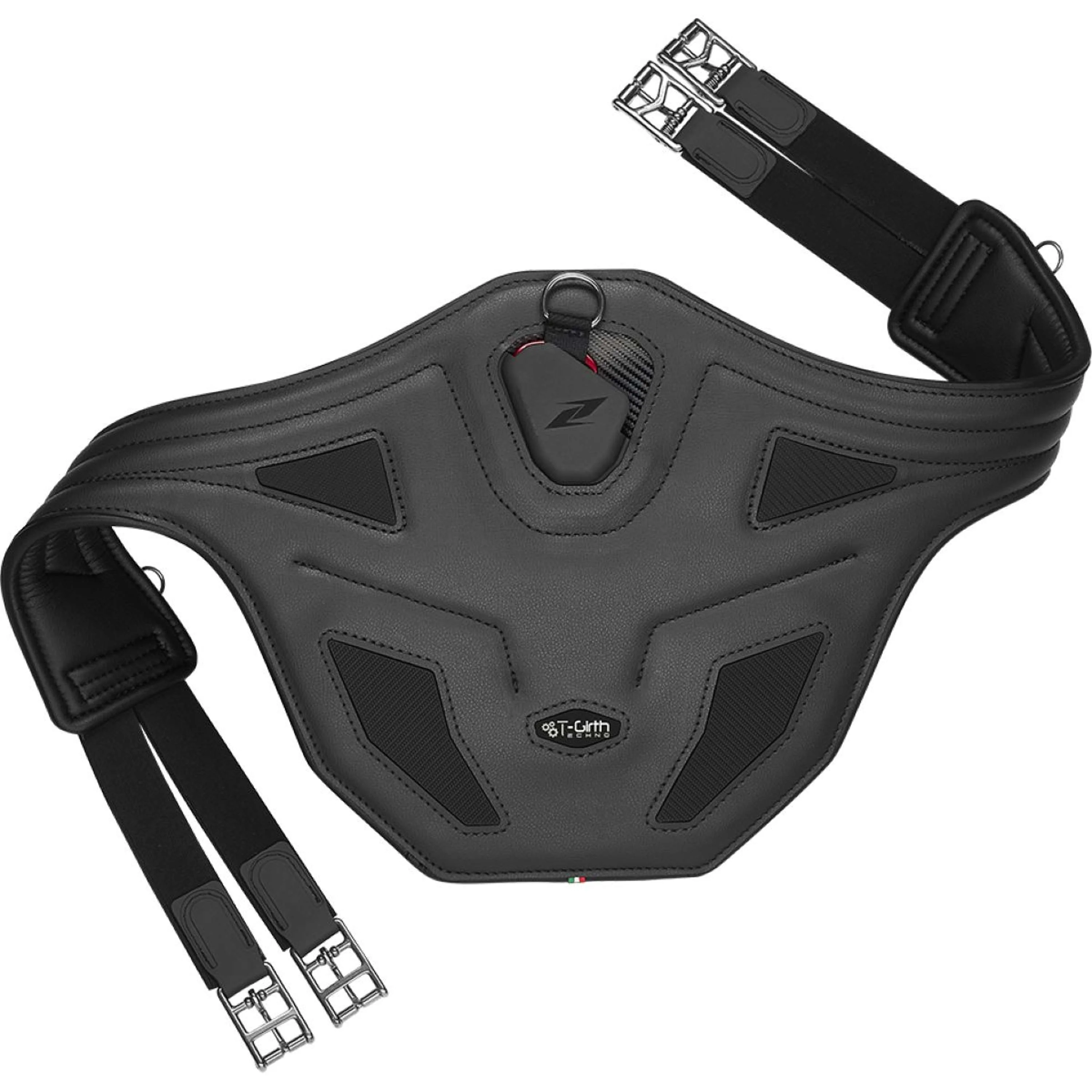 Zandona Spring Sattelgurt Techno Stud Nero